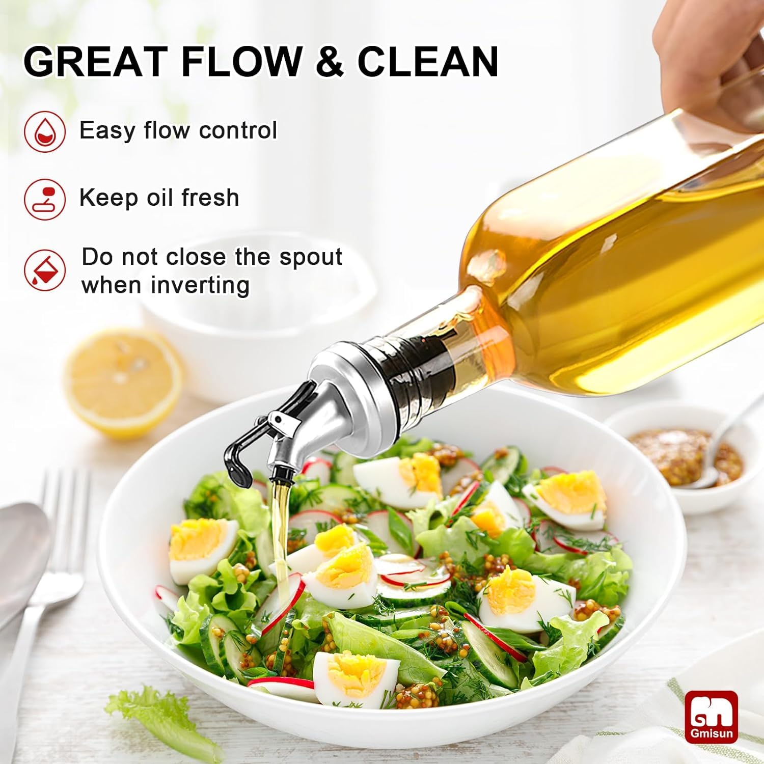500ML Oil Bottle Glass With Cap