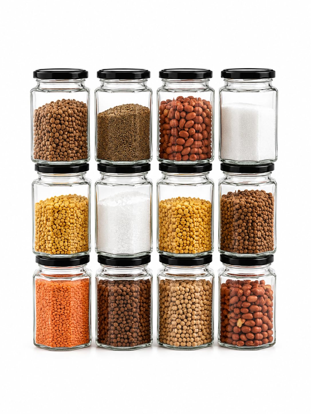 250ML Hexagonal Jar Without lid