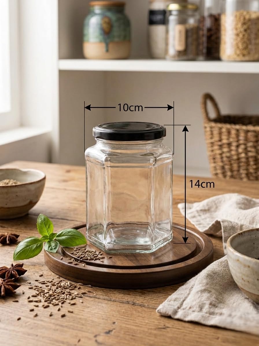 250ML Hexagonal Jar Without lid