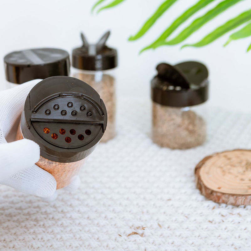38MM SPICE BLACK VERGINE PLASTIC CAP