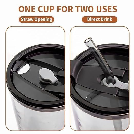 LETHER DOUBLE DRINKING BLACK BIG BELT 450ML 23206 | MSB-123
