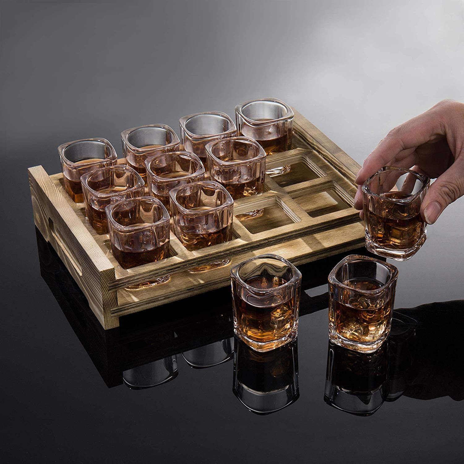 SQURE SHOT GLASS 60 ML  Y9002
