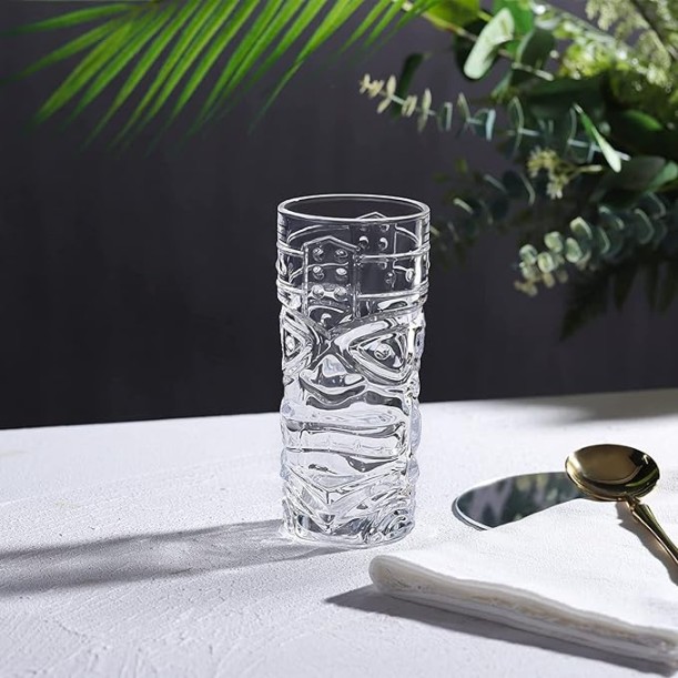 BEER MUG FACE CUT 400 ML 6 PCS