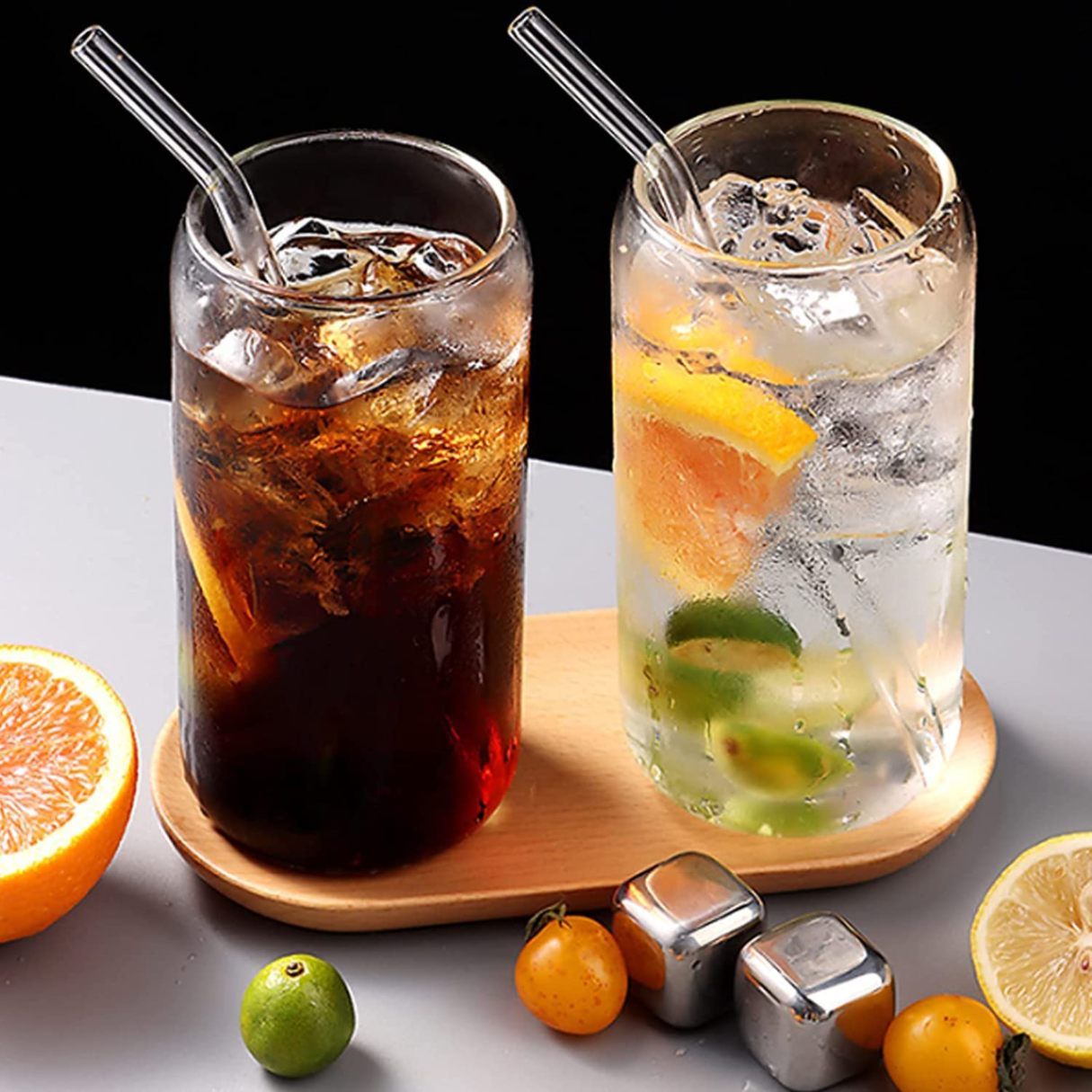 BOROSILICATE MASON JAR 540ML 2PCS  GPB61-2/L2