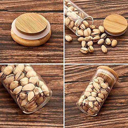 WOODEN LID ROUND 320ML 1PC SMG-11