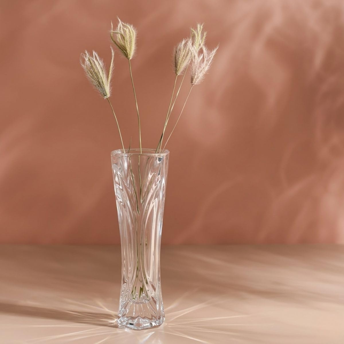 Glass Flower Vase 6.6 Inch HP15