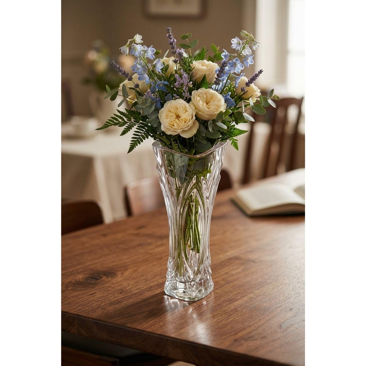 Glass Flower Vase 6.6 Inch HP15