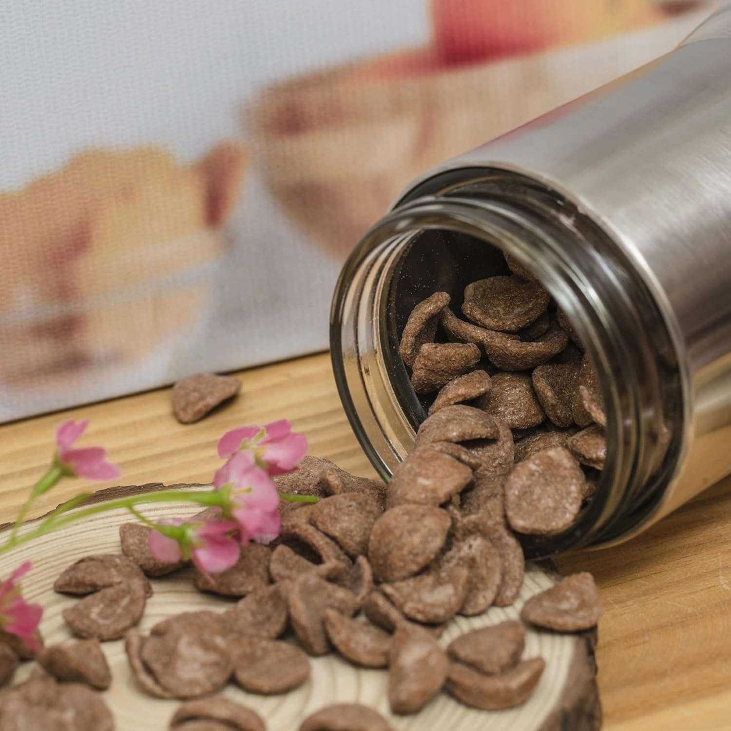 GLASS JAR WITH STEEL COVER 550ML BOX PACK H4082-2