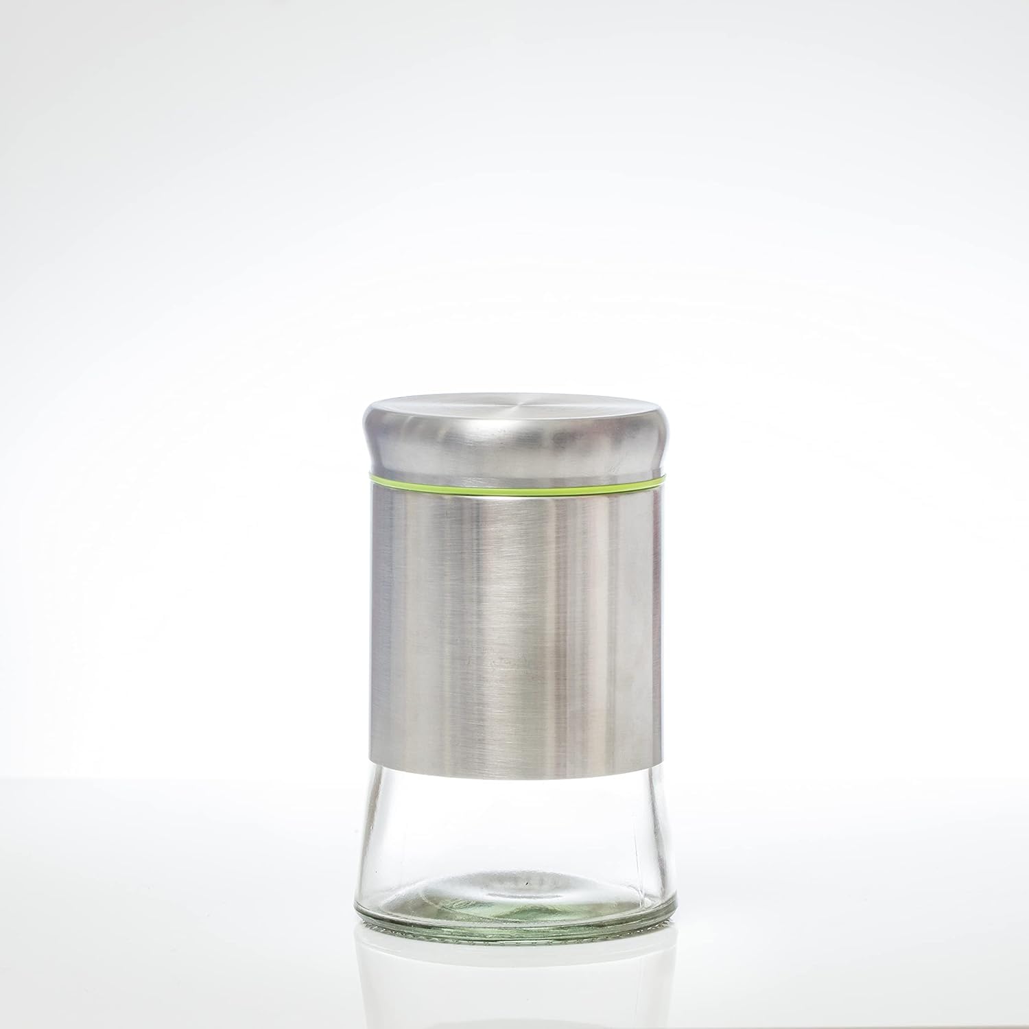 GLASS JAR WITH STEEL COVER 550ML BOX PACK H4082-2