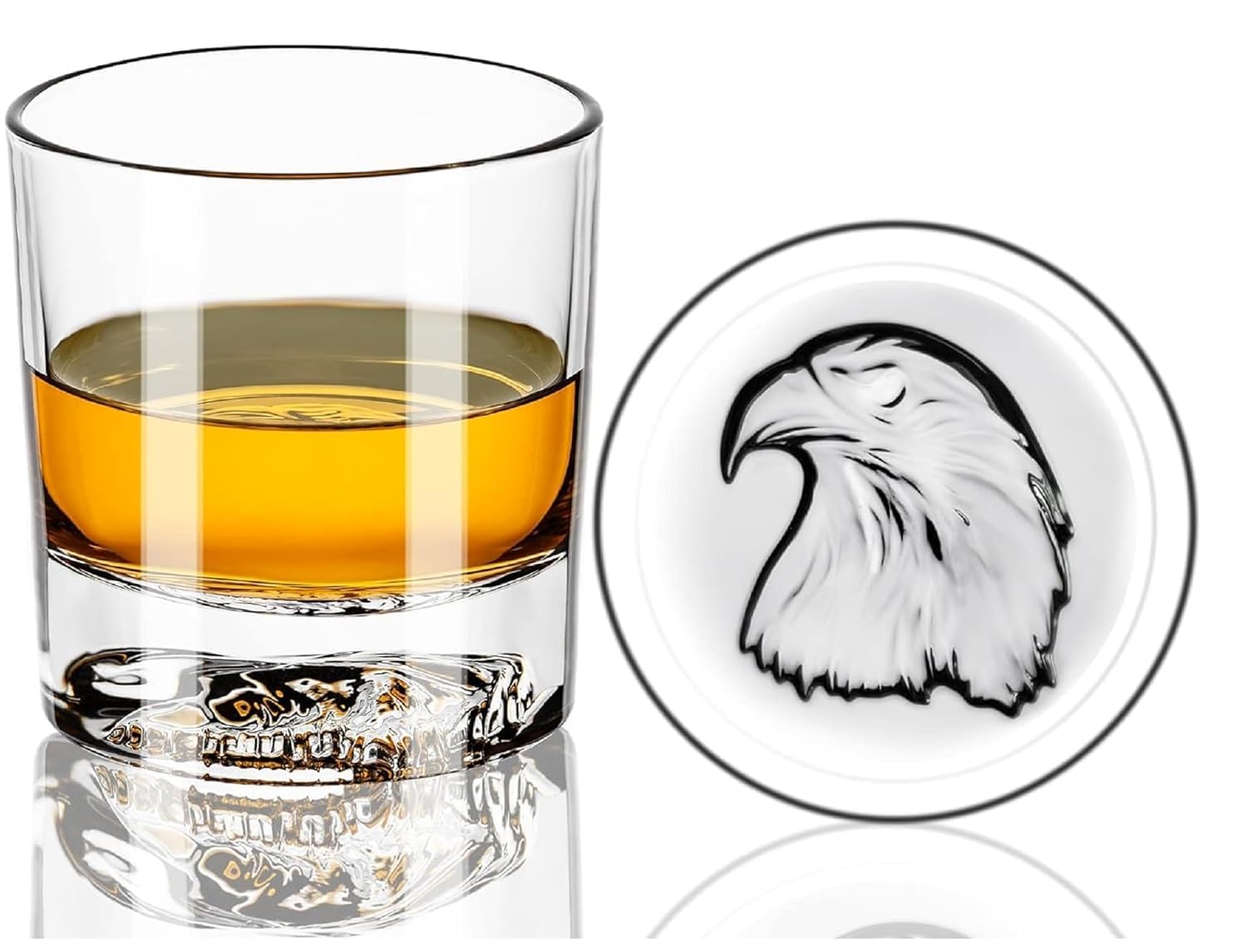 EAGLE BOTTOM WHISKY GLASS 300ML