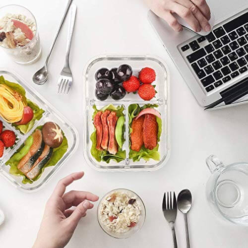 LUNCH BOX 3 PARTITIN 1000ML BXW-3