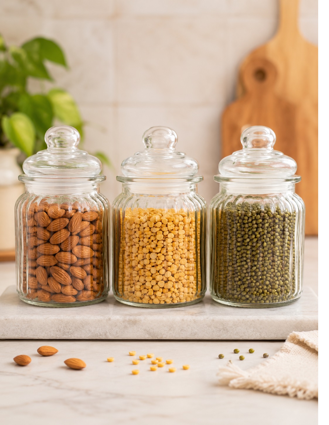 3PCS  POP JAR SET 350ML BOX PACK 23085 I GBC15-3 SETS