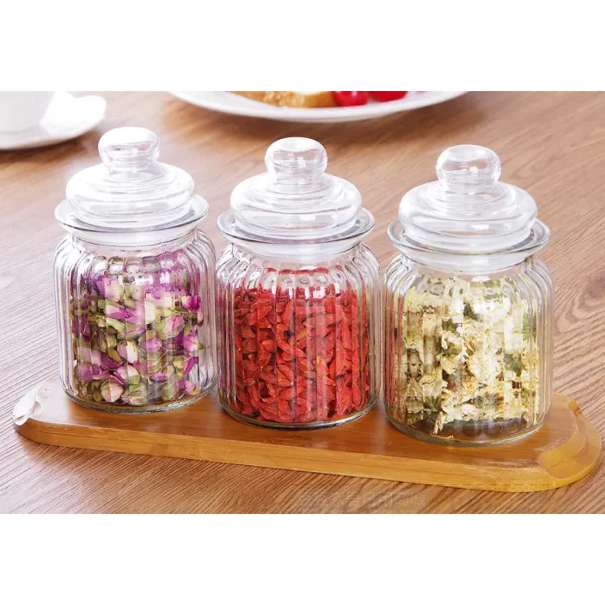3PCS  POP JAR SET 350ML BOX PACK 23085 I GBC15-3 SETS