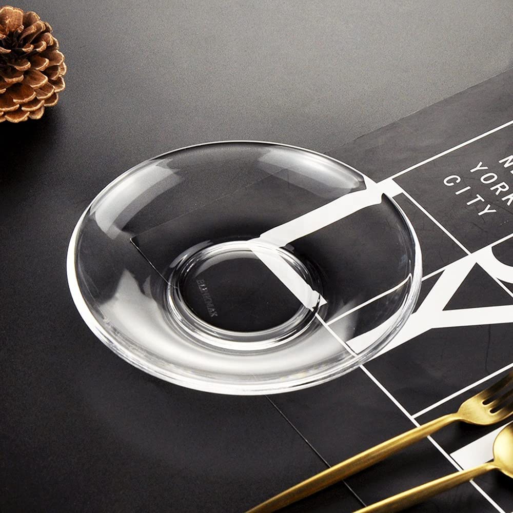 GLASS SAUCER 120ML 6PCS 20143 | KTW258