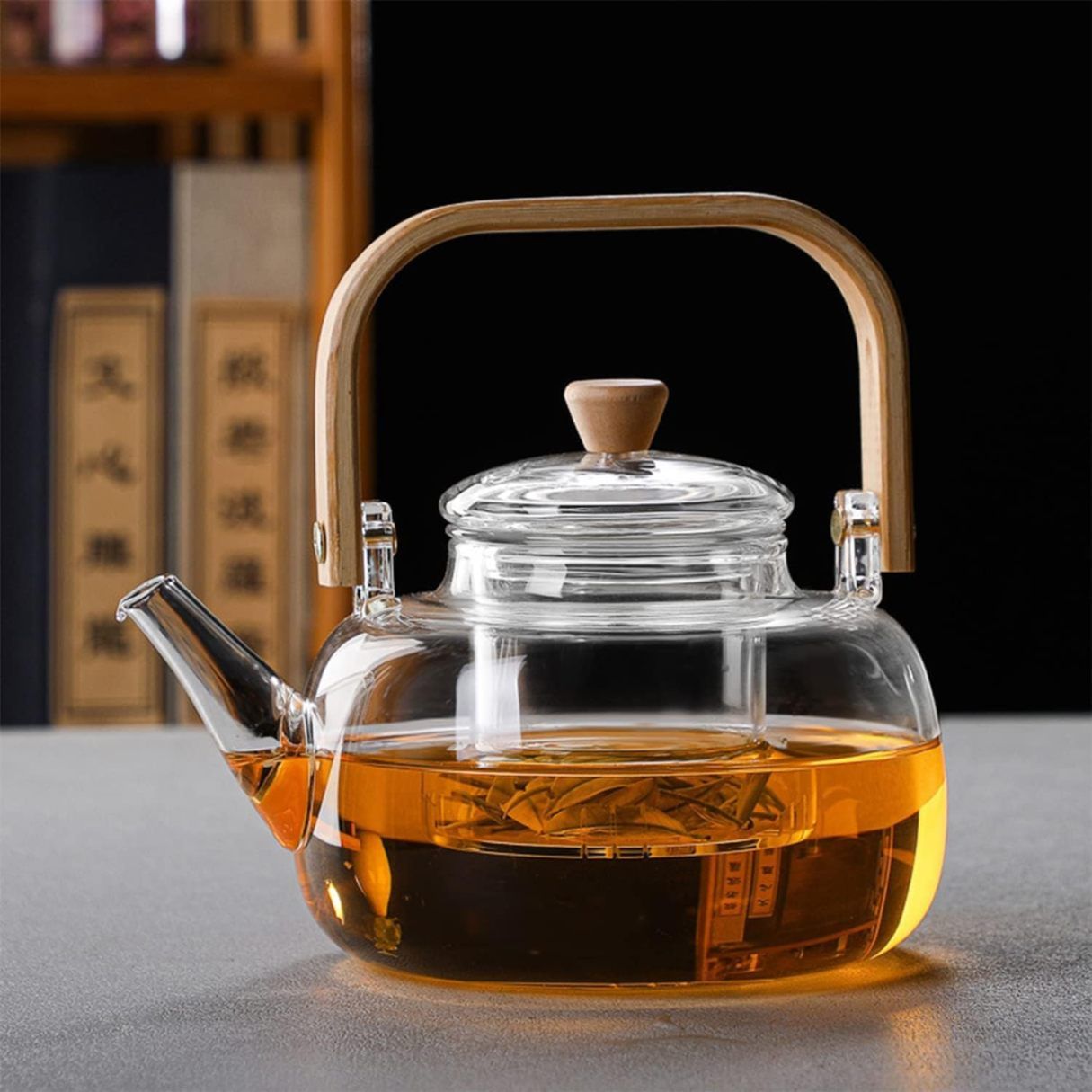 GOOD MOMENTS TEA KETTLE WOODEN HANDL 900ML 22353 | TLH01-900