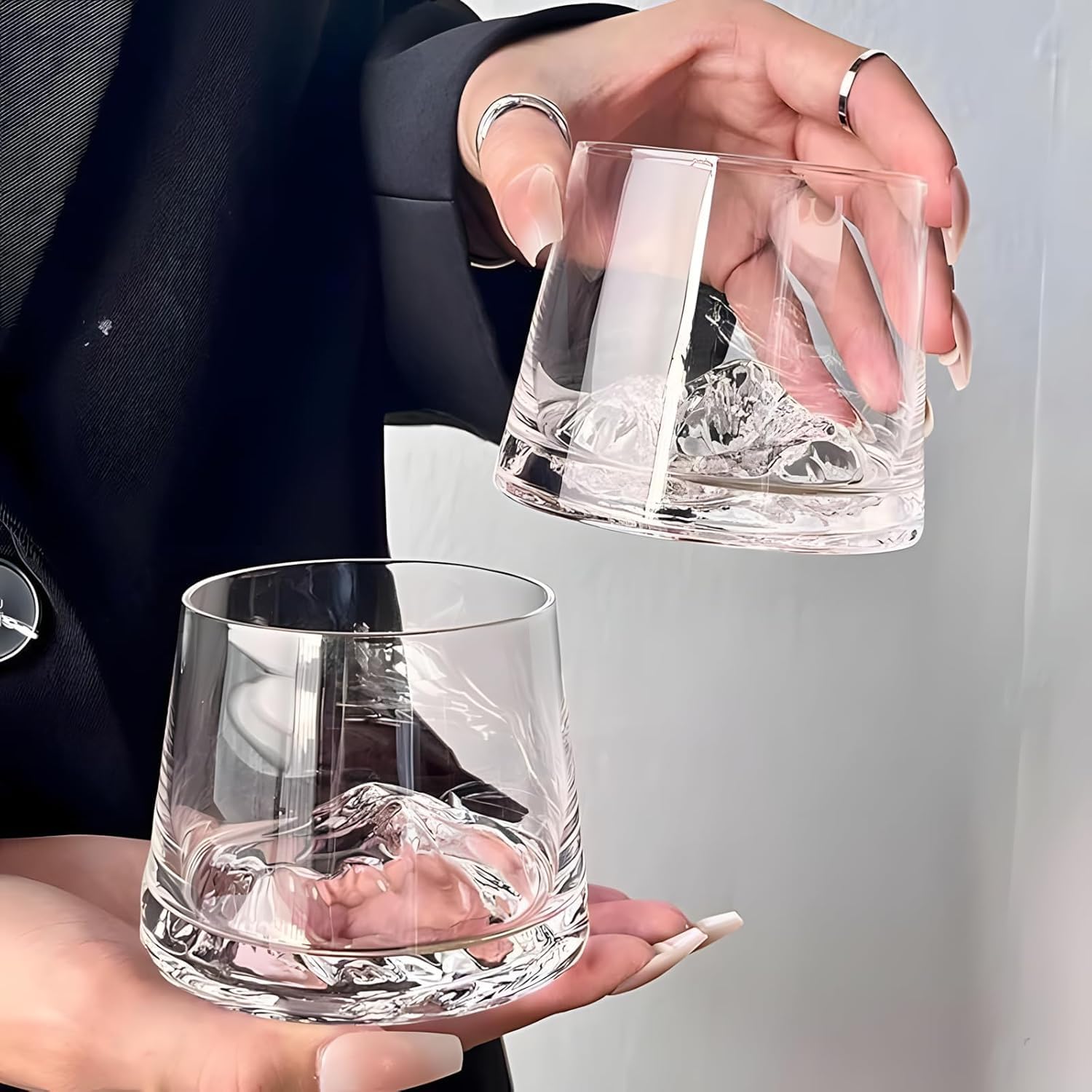 MOUNTAIN WHISKY GLASS 230ML 6 PCS SET 23062 I DCS3036
