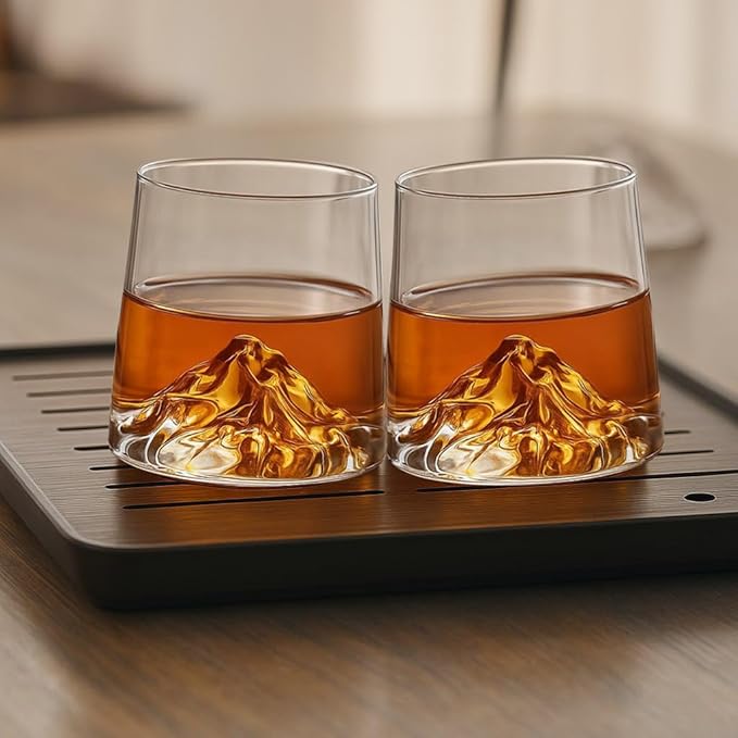 MOUNTAIN WHISKY GLASS 230ML 6 PCS SET 23062 I DCS3036