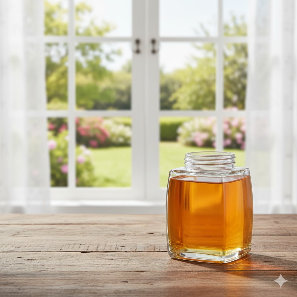 300ML FRUITY JAR BLACK ,GOLDEN, BLUE CHECK  LID 22967