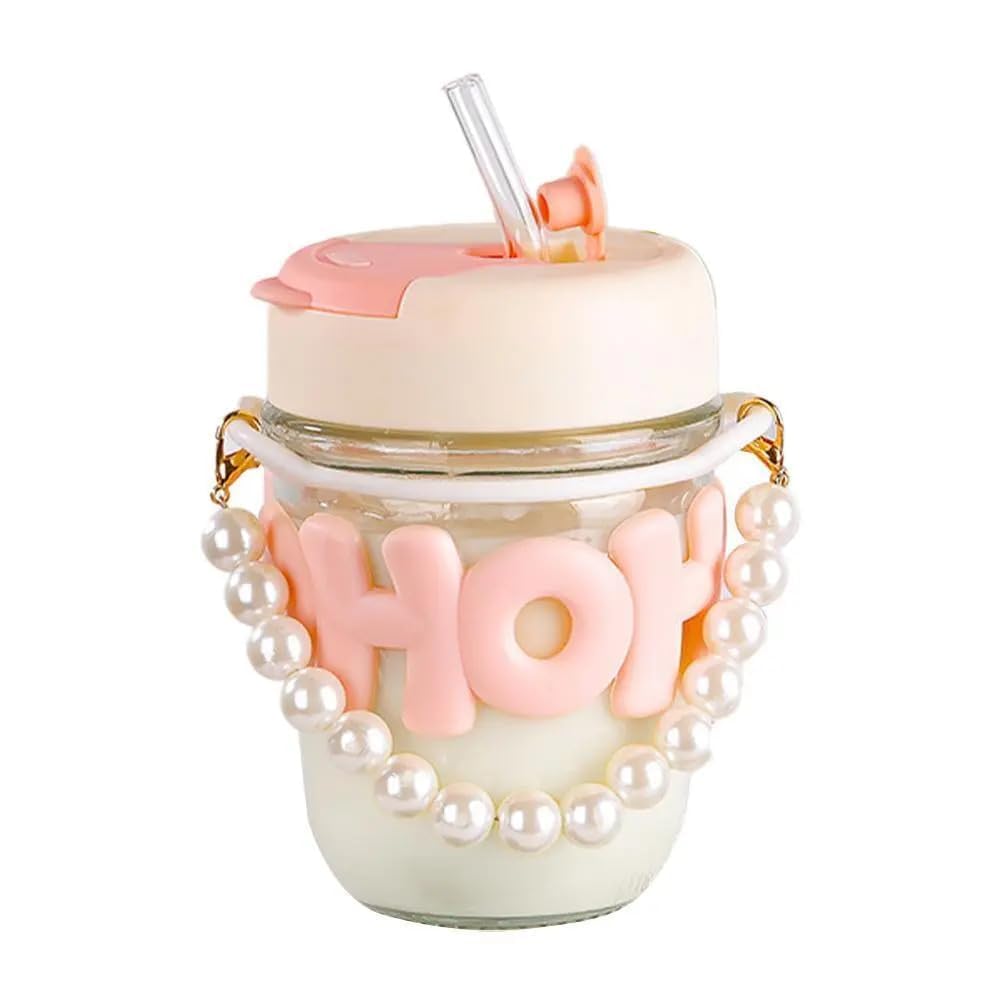 HOHO MOTI STRAW MUG 350ML 23075
