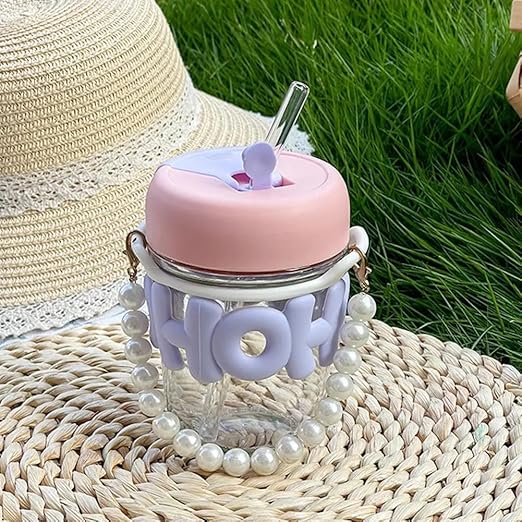 HOHO MOTI STRAW MUG 350ML 23075