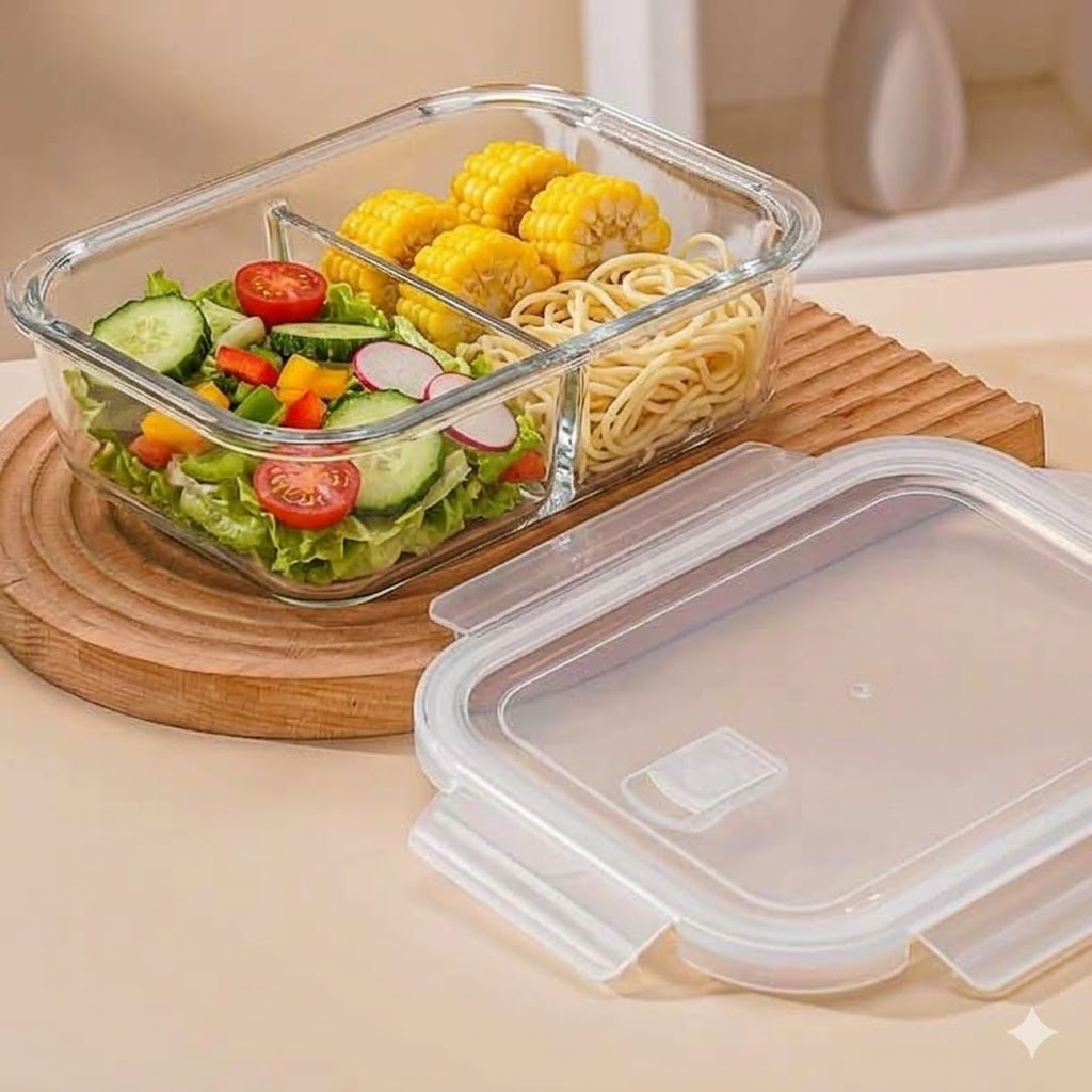 LUNCH BOX 2 PARTITION 1000 ML 22321 | BXW-101-2