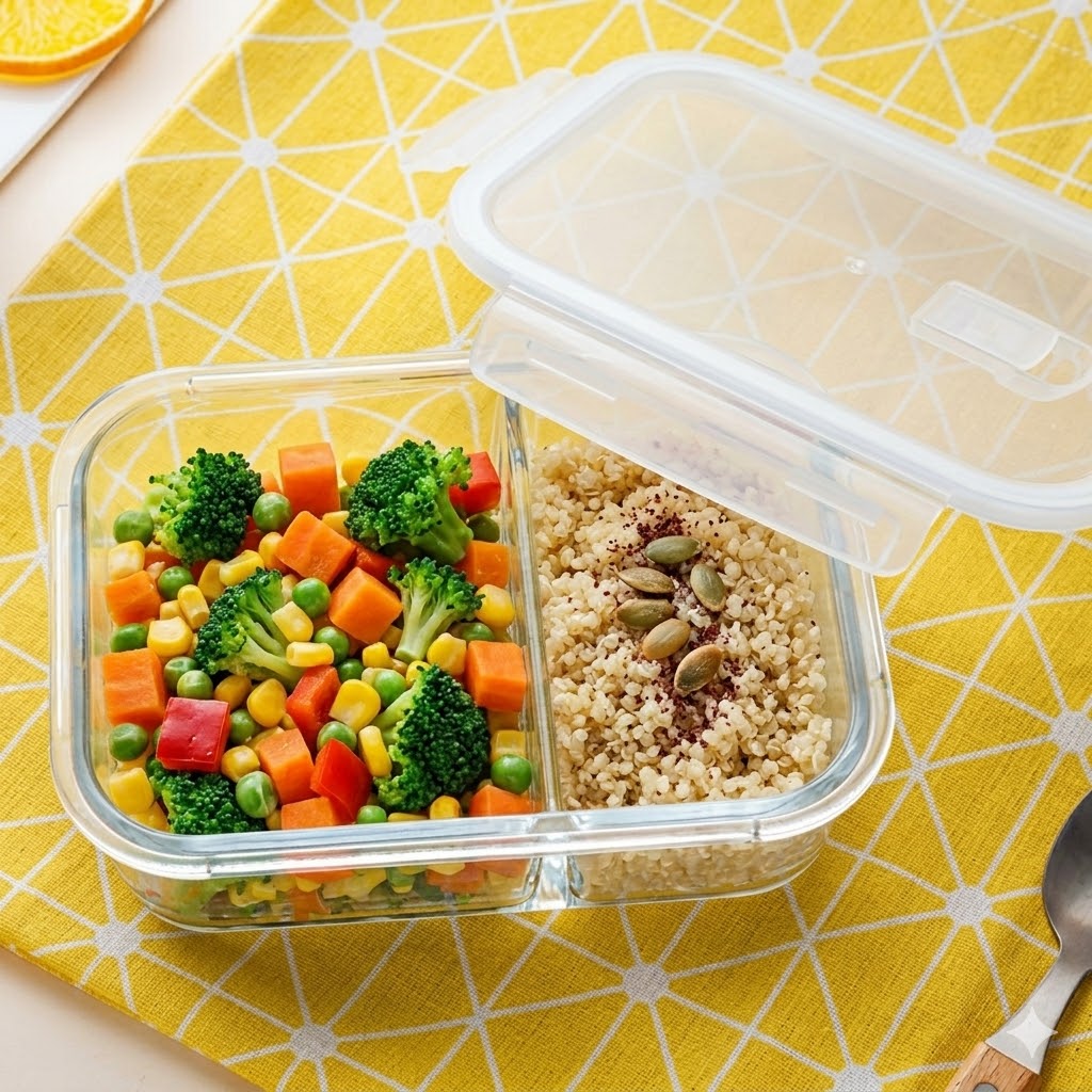 LUNCH BOX 2 PARTITION 1000 ML 22321 | BXW-101-2