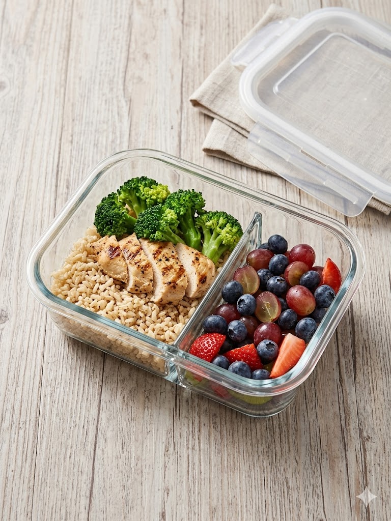 LUNCH BOX 2 PARTITION 1000 ML 22321 | BXW-101-2