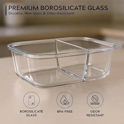LUNCH BOX 2 PARTITION 1000 ML 22321 | BXW-101-2