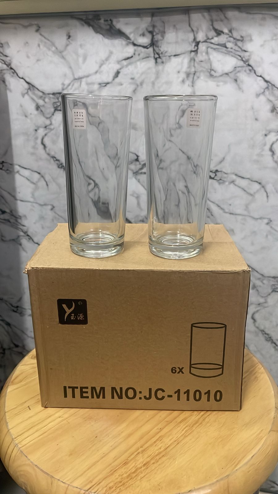 DIAMOND SHOT GLASS 70ML 6PCS SET 21939 | QY312