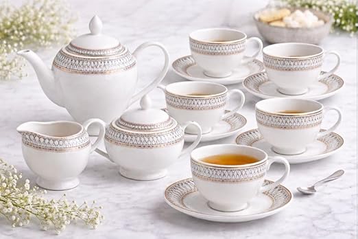 CERAMIC TEA SET 17 PCS SET  E 23097 I CTS-17-E