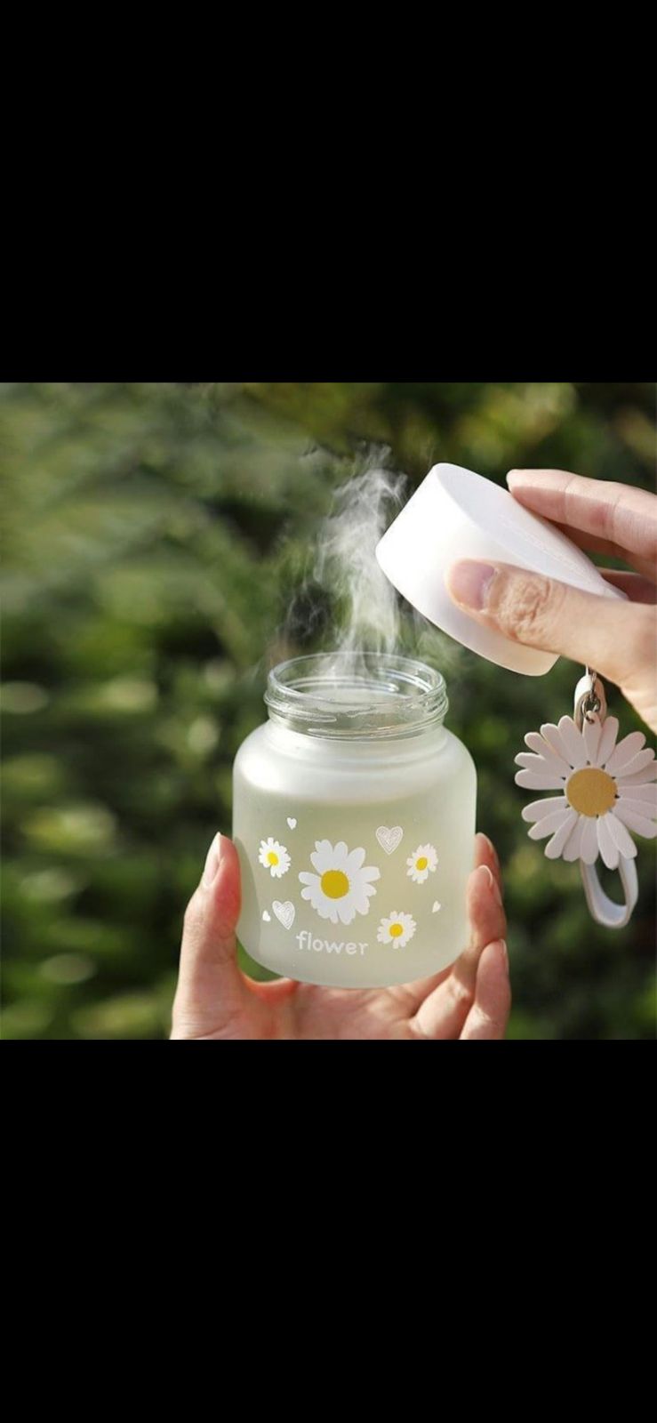 SIPPER BOTTLE DAISY CUP FLOWER 350ML 22626 |VX-36