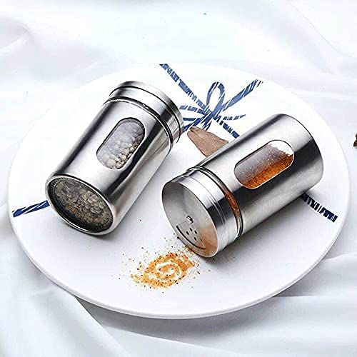 GLASS SPICE JAR2 2PCS SET  21512 | H3082E