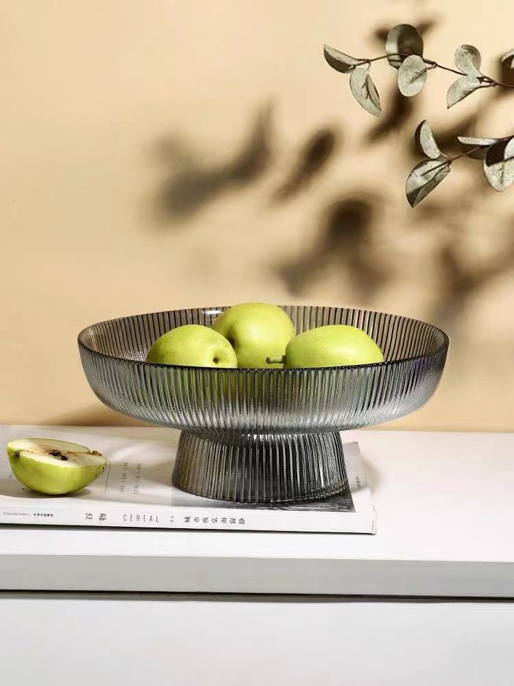 BLACK SNACK FRUIT PLATE 10 INCH 21853 | EX6001-10A-L1N