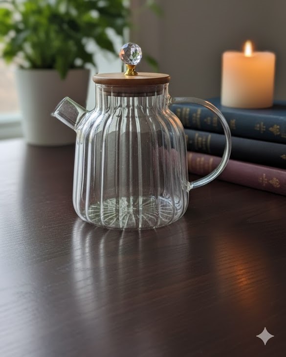 LINNIG KETTLE DIAMOND WOODEN LID1.5LTR  22979