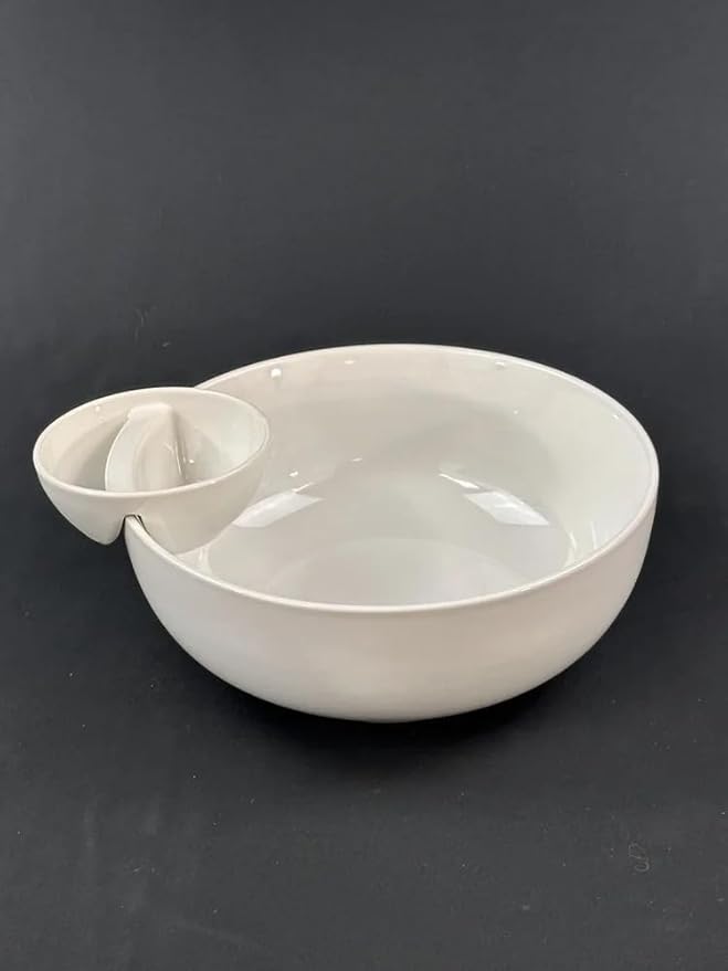 CERAMIC SNACK SERVING BOWL ROUND BOX PACK (10INCH,5 INCH)  22938 I ZD15323