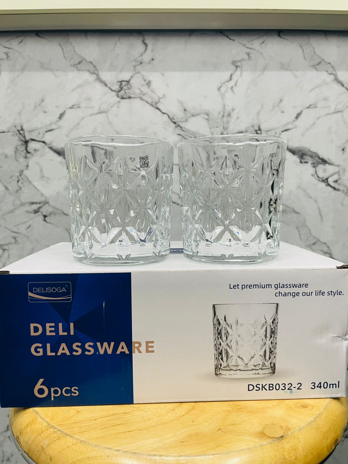 WHISKY 6 GLASS 300ML 6 PCS  21416 I DSKB032-2