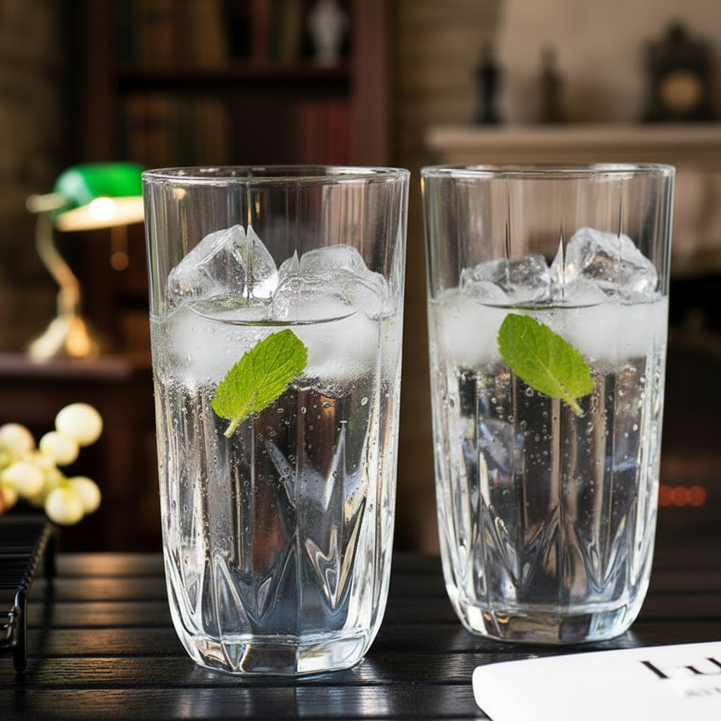 YUJING JUICE GLASS 210ML 6 PCS SET  23091 I Y6006