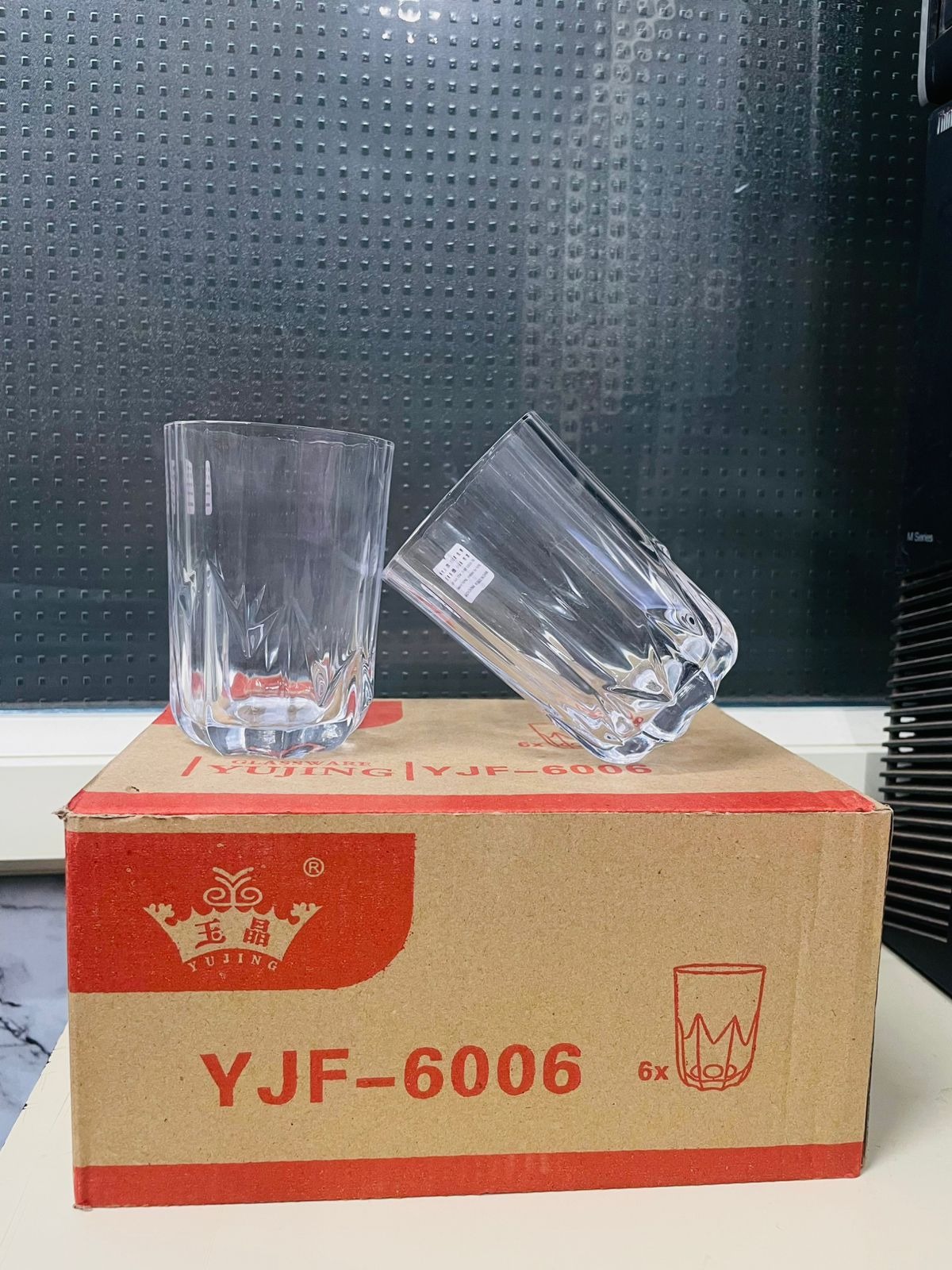 YUJING JUICE GLASS 210ML 6 PCS SET  23091 I Y6006