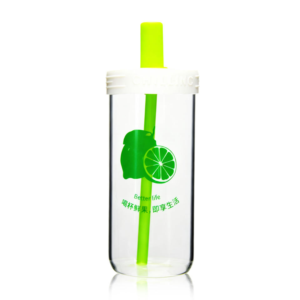 GLASS SIPPER AND STRAW 650ML  22874|MSB-110