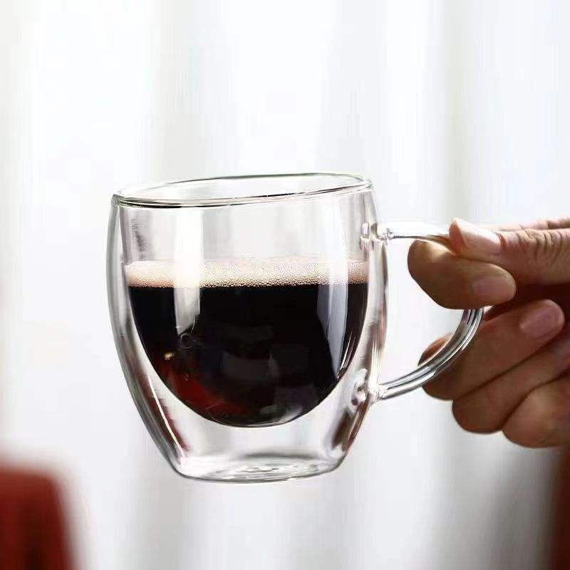 DW GLASS MUG HANDL 250ML 1PCS  23139 | GDN58-250