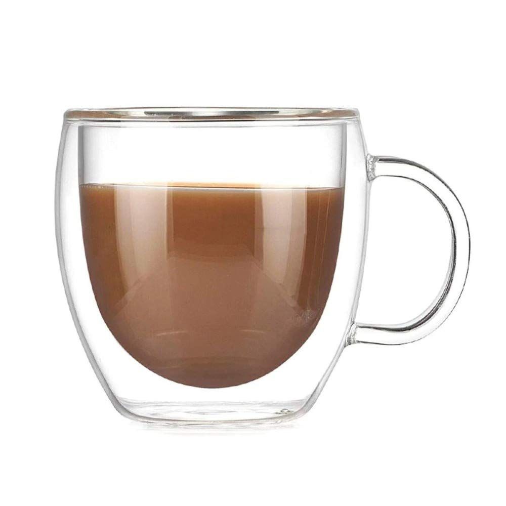 DW GLASS MUG HANDL 250ML 1PCS  23139 | GDN58-250