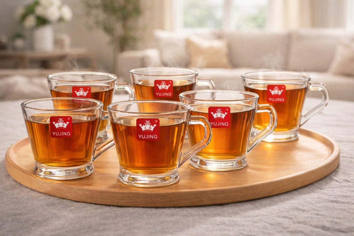 TEA CUP CROSS 170ML 6PCS  22199|Y2411-1