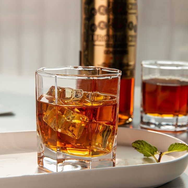WHISKY GLASS HEXA 180ML 6PCS SET  22905|KTY5010