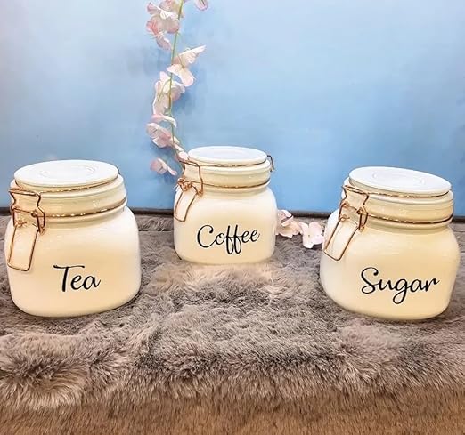 SWING CAP SQUARE  WHITE  COLOUR 860ML 3 PCS SET BOX PACK 23127 | GTY-2508-WHITE