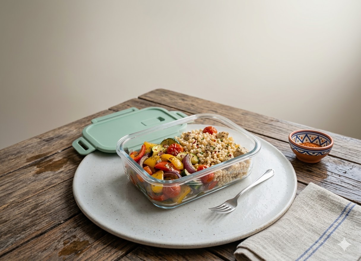LUNCH BOX 1 PARTITION 600ML 22286
