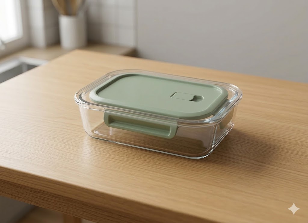 LUNCH BOX 1 PARTITION 600ML 22286