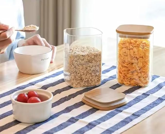 WOODEN LID JAR SQUARE 1.2LR 23151 | WG16-1200