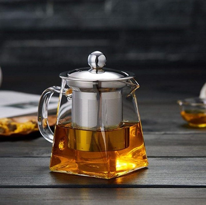 GREEN TEA KETTLE SQUARE 550ML  22705