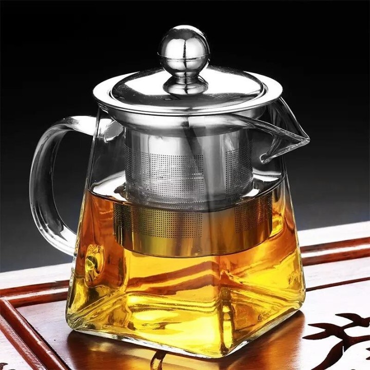 GREEN TEA KETTLE SQUARE 550ML  22705
