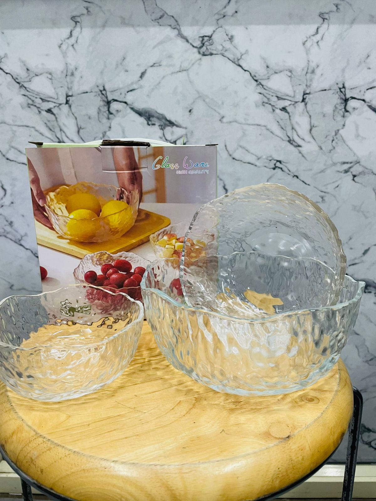 ICEBERG SALAD BOWL 3PCS SET  22718